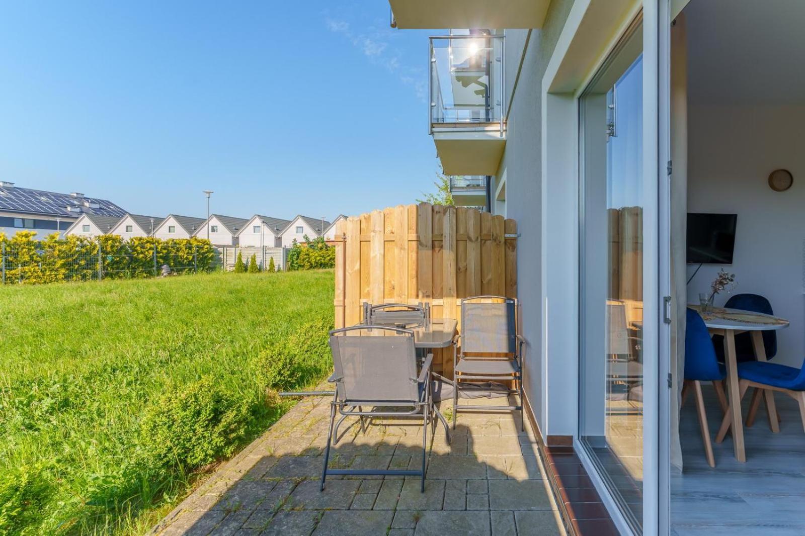Apartamenty Przy Plazy, Ogrod - Grzybowo-Kolobrzeg - Nadmorska 26 Гжибово Екстер'єр фото